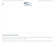 Tablet Screenshot of pcm-law.net
